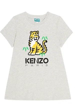 Kenzo Abito in jersey di cotone con stampa