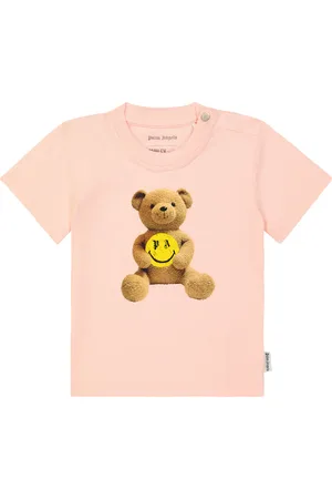Palm Angels Baby - T-shirt in jersey di cotone con stampa