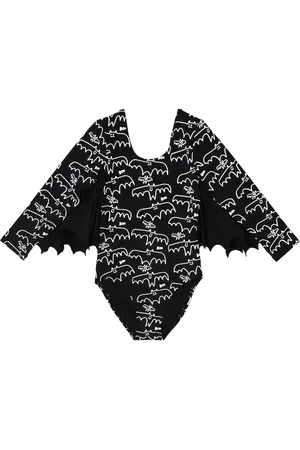 Stella McCartney Body con stampa pipistrello