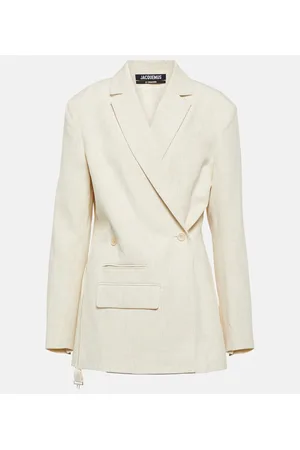 Jacquemus Blazer Tibau in misto lino