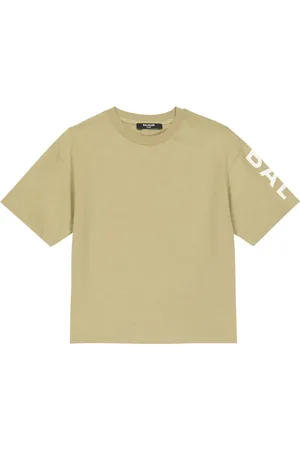 Balmain T-shirt in jersey di cotone con logo