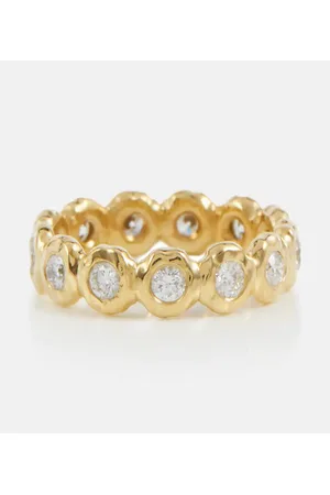 Octavia Elizabeth Anello eternity Nesting Gem in 18kt con diamanti