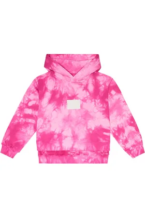 Maison Margiela Felpa tie-dye in cotone con cappuccio