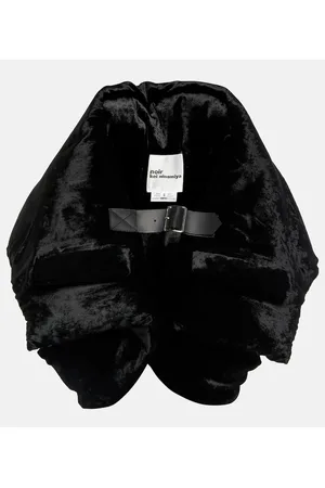 NOIR KEI NINOMIYA Top in velluto con cinturini