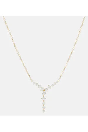 Melissa Kaye Collana Aria Cascade Mini in 18kt con diamanti