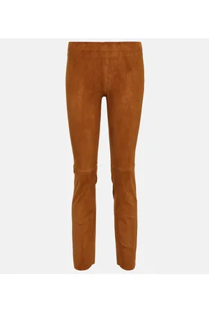 Stouls Pantaloni slim Jacky in suede