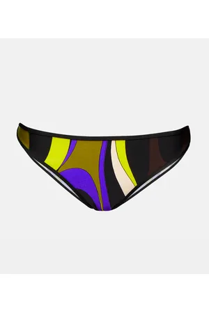 Puccini Slip bikini Marmo con stampa