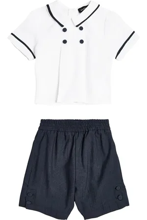 MONNALISA Set di camicia e pantaloni in lino