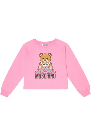 Moschino Felpa in misto cotone con logo