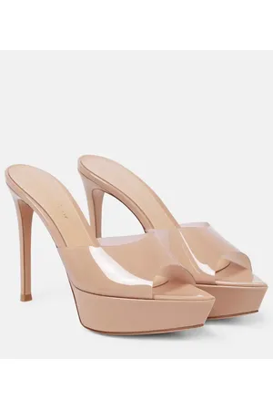 Gianvito Rossi Sandali Betty in pelle e PVC