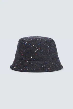 VISVIM Cappello da pescatore Dome in lana e lino