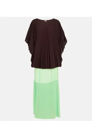 DRIES VAN NOTEN Abito midi in popeline