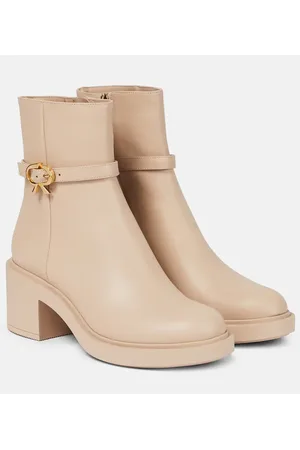 Gianvito Rossi Stivaletti Ribbon Dumont in pelle