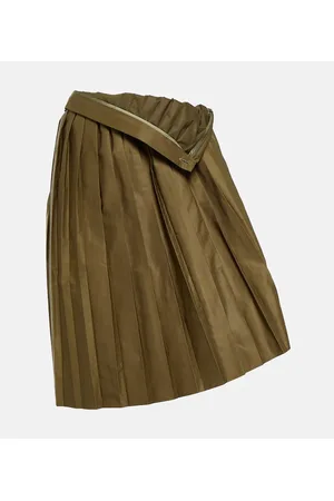Maison Margiela Gonna midi asimmetrica plissé