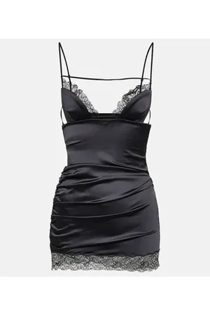 Nensi Dojaka Miniabito con pizzo e cut-out