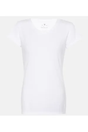 Velvet T-shirt Odelia in cotone