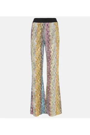Missoni Pantaloni bootcut in lamé