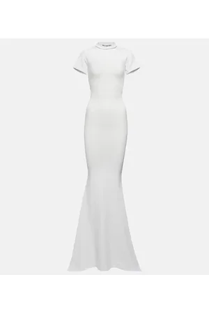 Balenciaga Maxi abito T-shirt in misto cotone