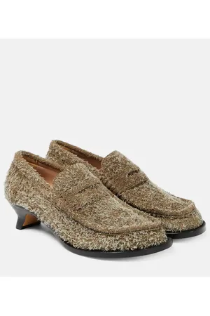 Loewe Pumps mocassino Terra 40 in suede
