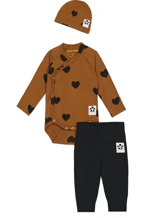 Mini Rodini Baby - Body, leggings e berretto