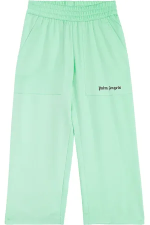 Palm Angels Pantaloni sportivi a righe con logo
