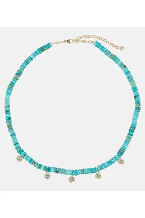 Sydney Evan Collana Daisy in oro giallo 14kt con diamanti