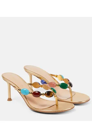 Gianvito Rossi Sandali infradito Shanti in pelle