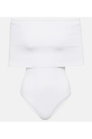 Alaïa Alaïa Body in maglia con scollo bardot
