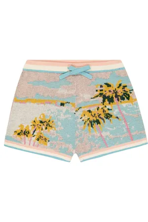 ZIMMERMANN Shorts Tiggy in cotone con stampa
