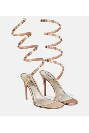 VALENTINO GARAVANI Sandali Rockstud in pelle e PVC
