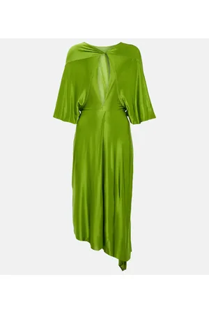 Victoria Beckham Abito midi in raso