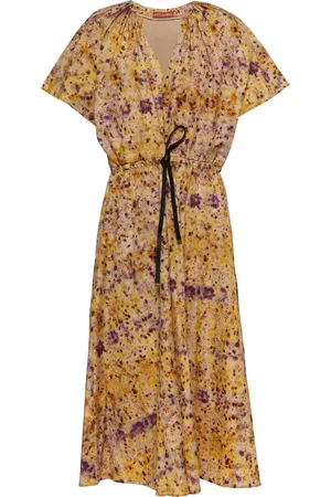 Altuzarra Abito midi Romy in cotone con stampa