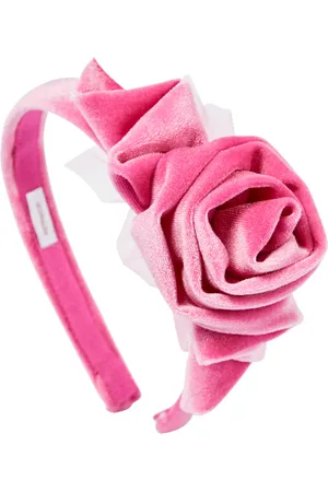 MONNALISA Fascia per capelli Rose in ciniglia