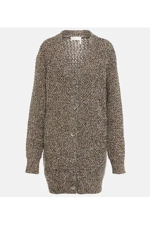 Chloé Chloé Cardigan in cashmere e lana a righe