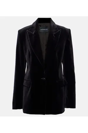 Costarellos Blazer Azura in velluto di cotone