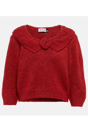 RIXO London Pullover Serenity in maglia metallizzata