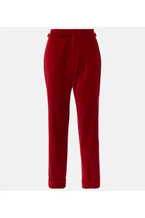 Tom Ford Pantaloni in velluto di cotone