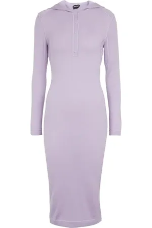 Tom Ford Abito midi in cashmere e seta