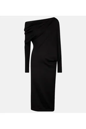 Tom Ford Abito midi in cashmere e seta