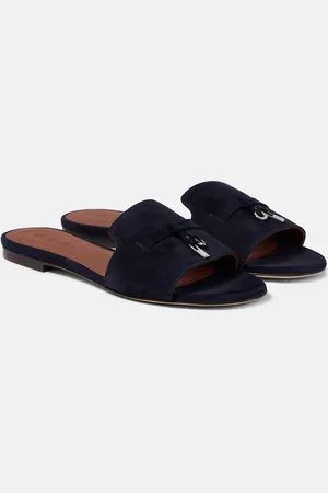 Loro Piana Sandali Summer Charms in suede