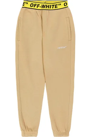OFF-WHITE Pantaloni sportivi in cotone con logo