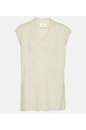 Ami Gilet in misto lana