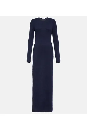 GABRIELA HEARST Abito lungo Brogan in cashmere e seta