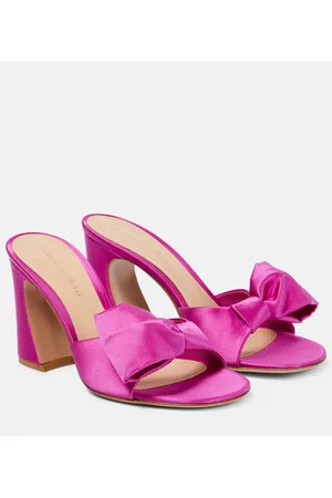Gianvito Rossi Mules Rosie in raso
