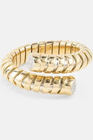 Marina B Anello Trisolina in 18kt con diamanti