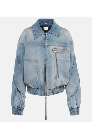 BLUMARINE Bomber di jeans