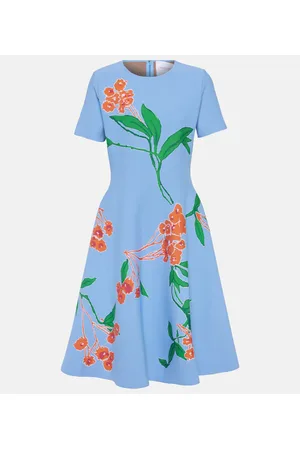 Carolina Herrera Abito midi con stampa