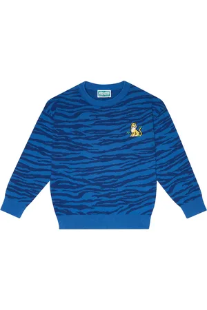 Kenzo Pullover in jersey di cotone con logo