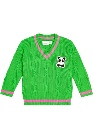 Mini Rodini Pullover in cotone a trecce