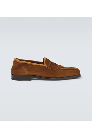JOHN LOBB Mocassini Bath in suede
